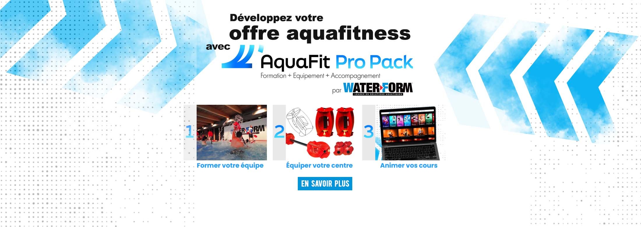 Développez votre offre aquafitness avec notre AquaFit Pro Pack